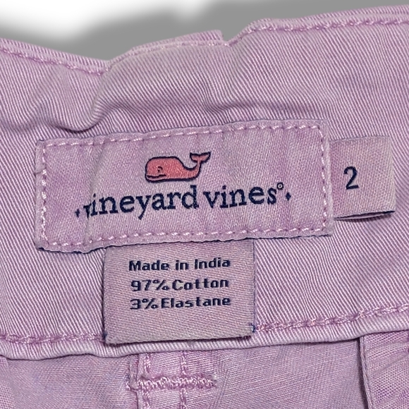 Vineyard Vines Martha's Vineyard 3.5" Inseam Solid Everyday Shorts In Lilac - Picture 5 of 6